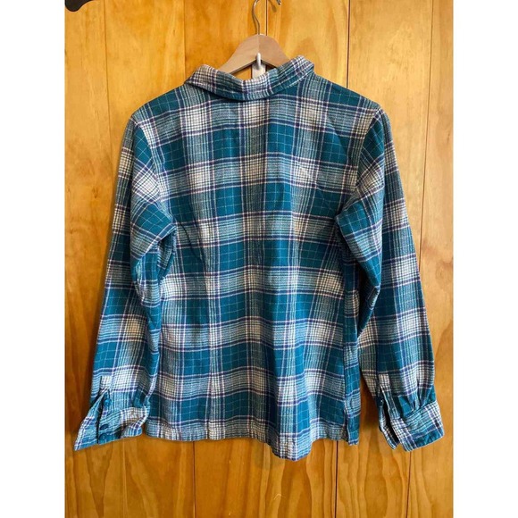Size 8 Patagonia Teal Women's Long Sleeve Shirt - Picture 3 of 3